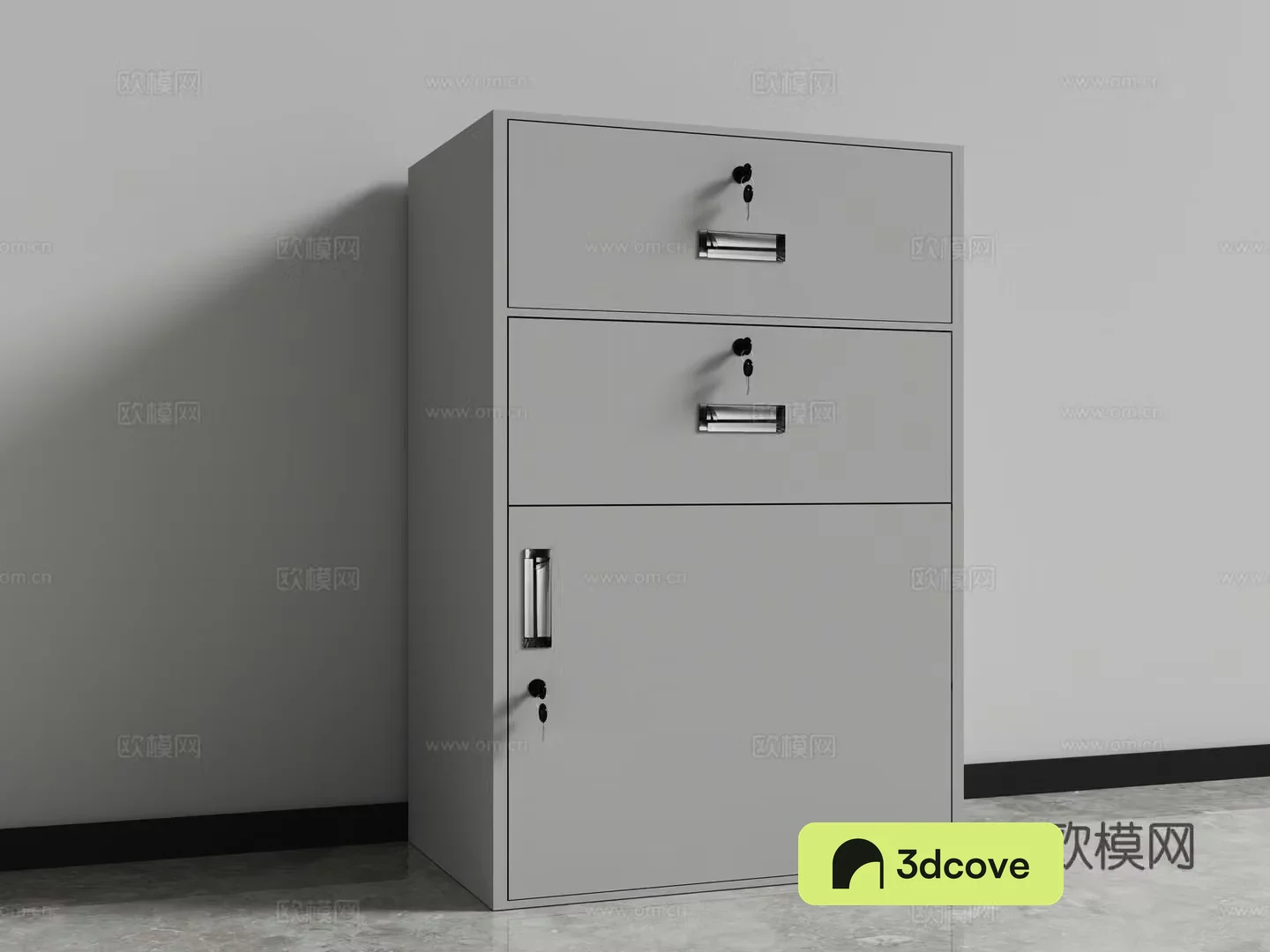 Low cabinet locker file cabinet