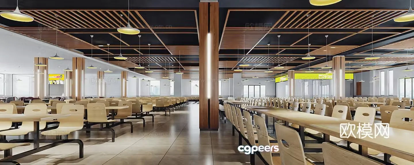 Staff canteen Staff canteen 3D model
