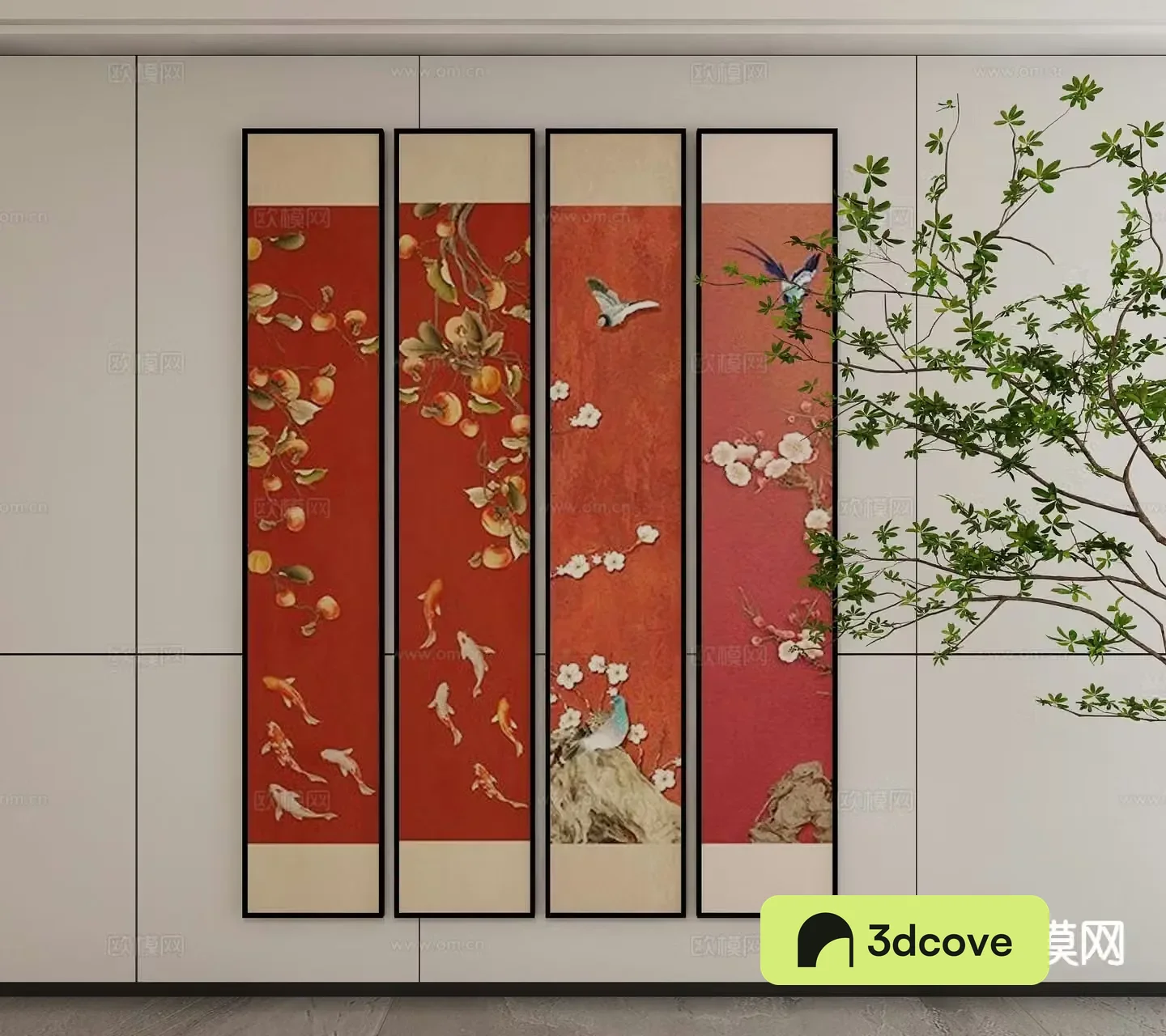 New Chinese style decorative painting art painting hanging painting