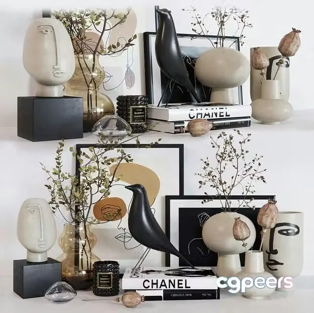 3ds Max Free – Decorative set 31 H&M home