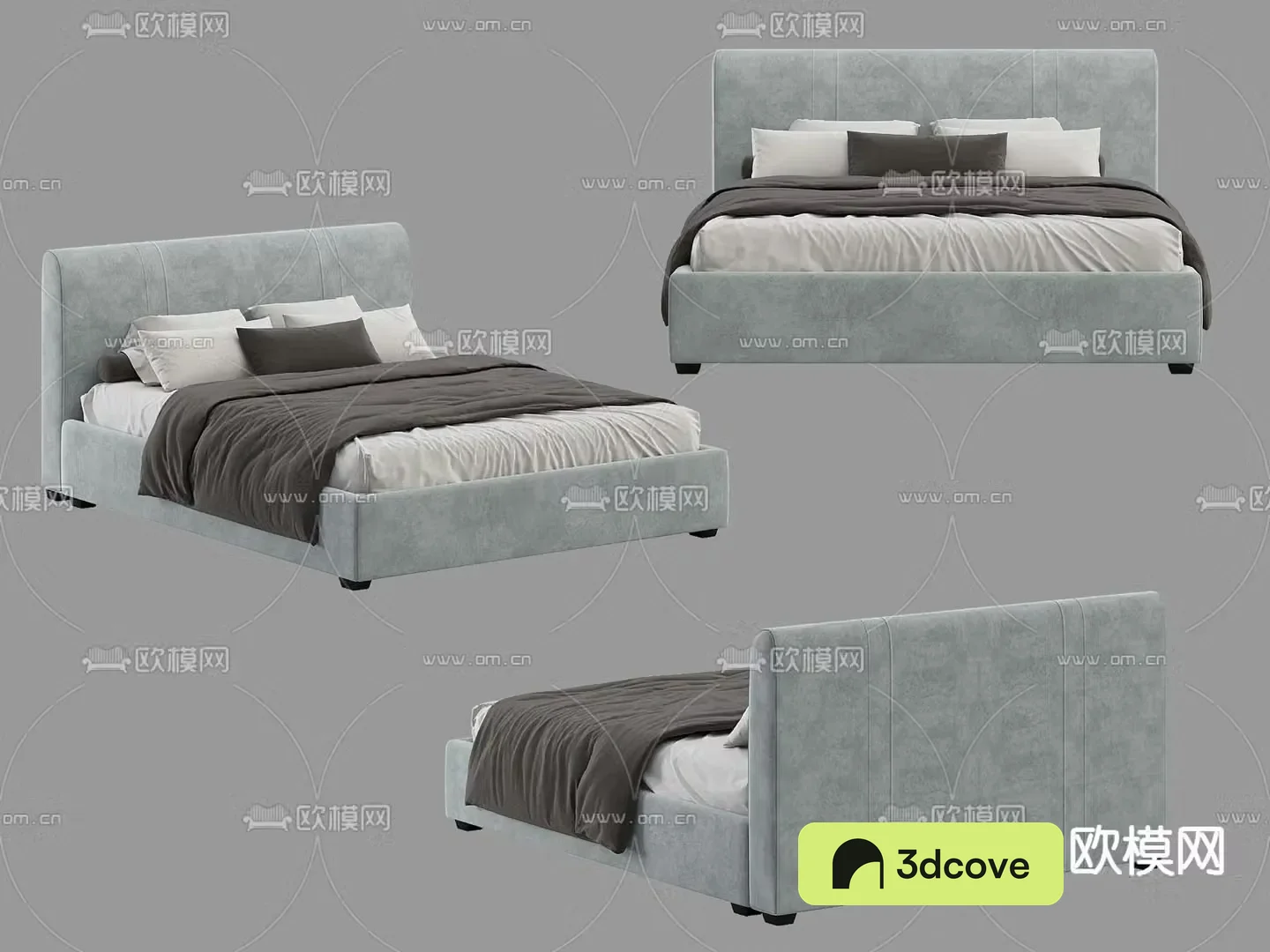 Simple double bed