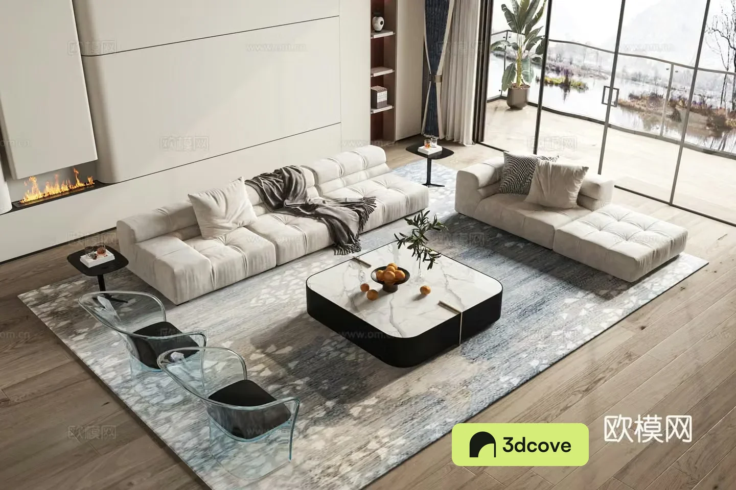 Modern style decorative painting