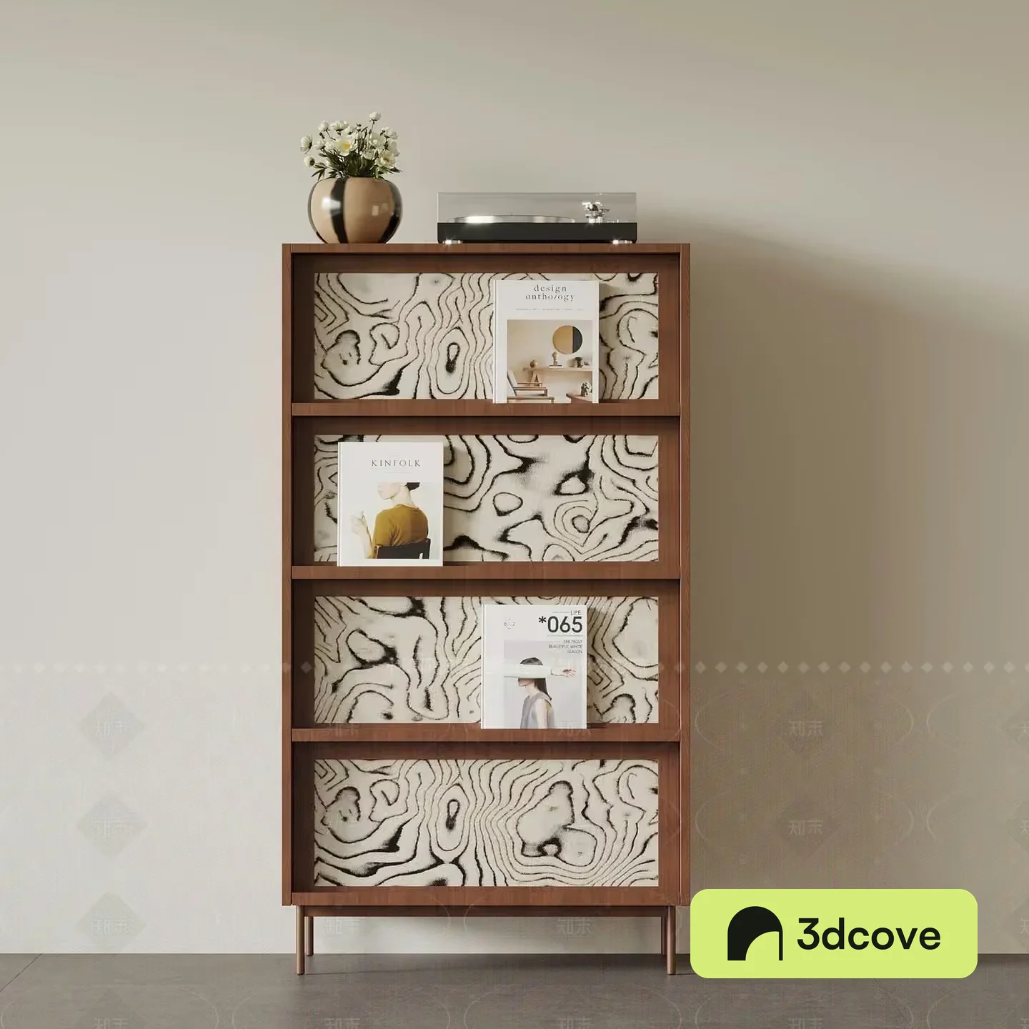 Mid-Century Modern Bookshelf
