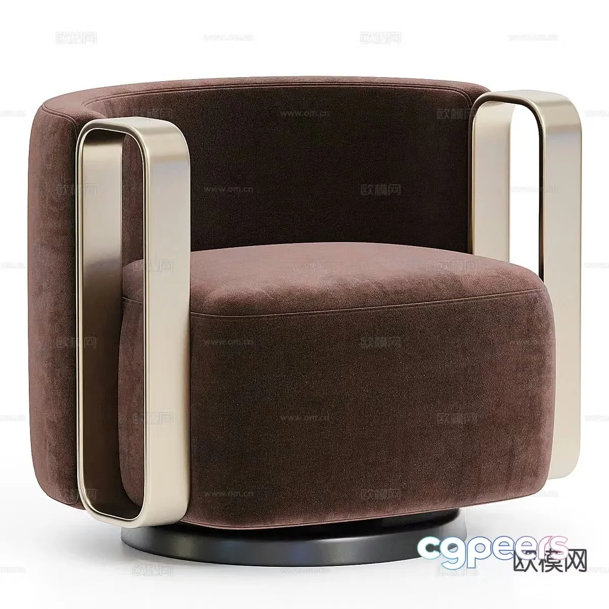 Modern single sofa 3d model