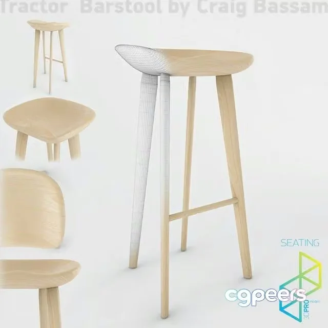 3ds Max Free – Tractor Barstool