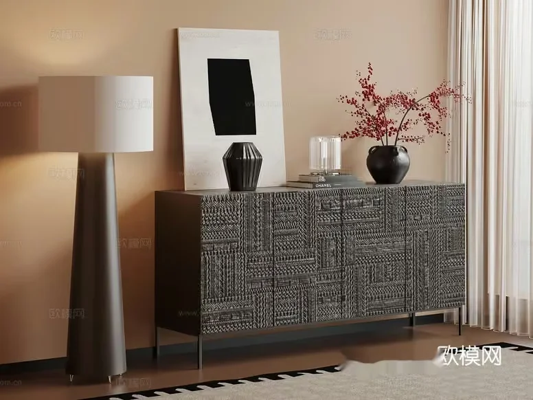 Modern Living Room 3D Model – 16206 – VRAY Render