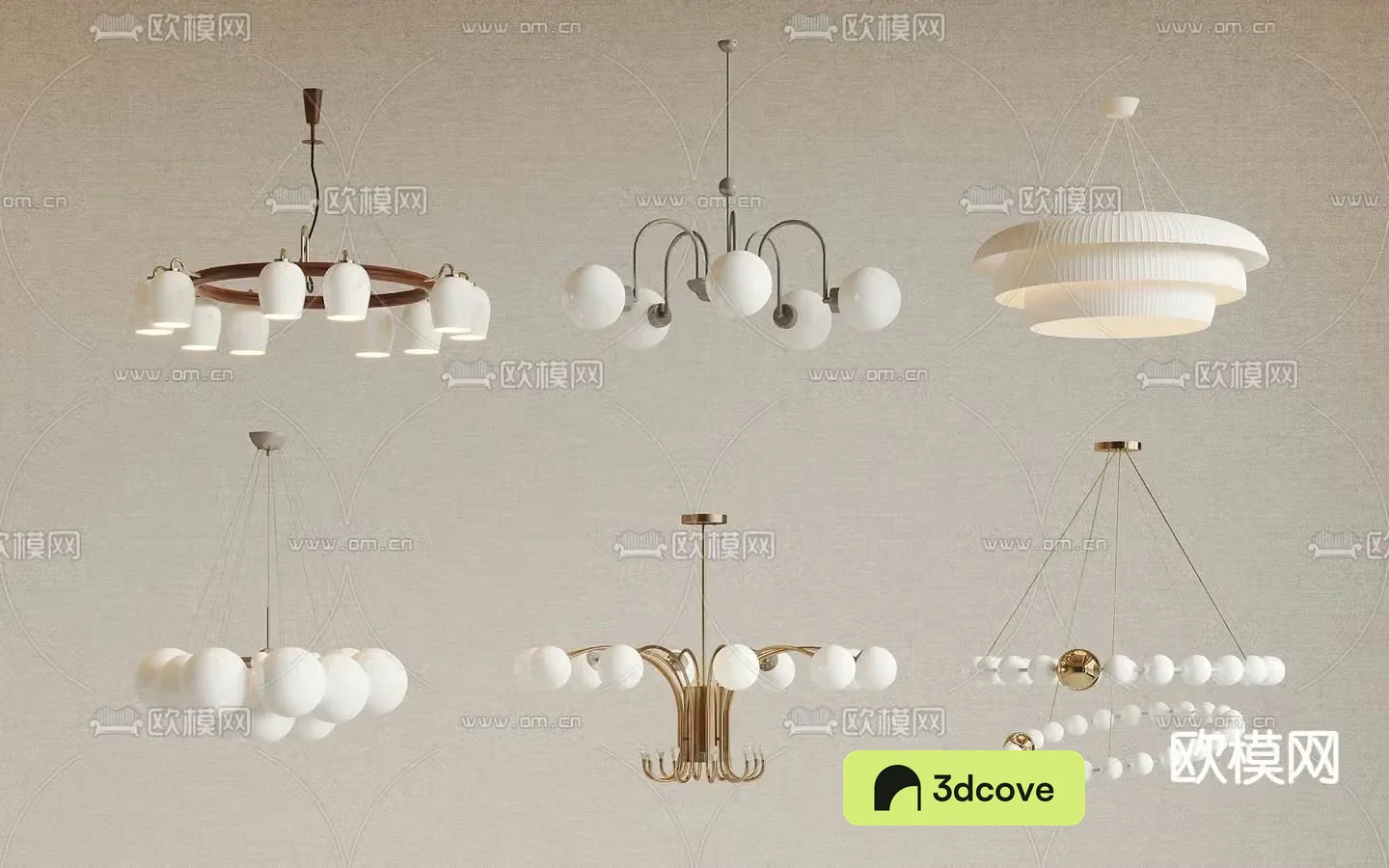 Cream style chandelier