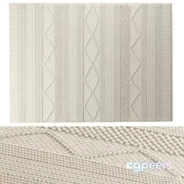 3ds Max Free – BENUTA WOOL RUG ALVA
