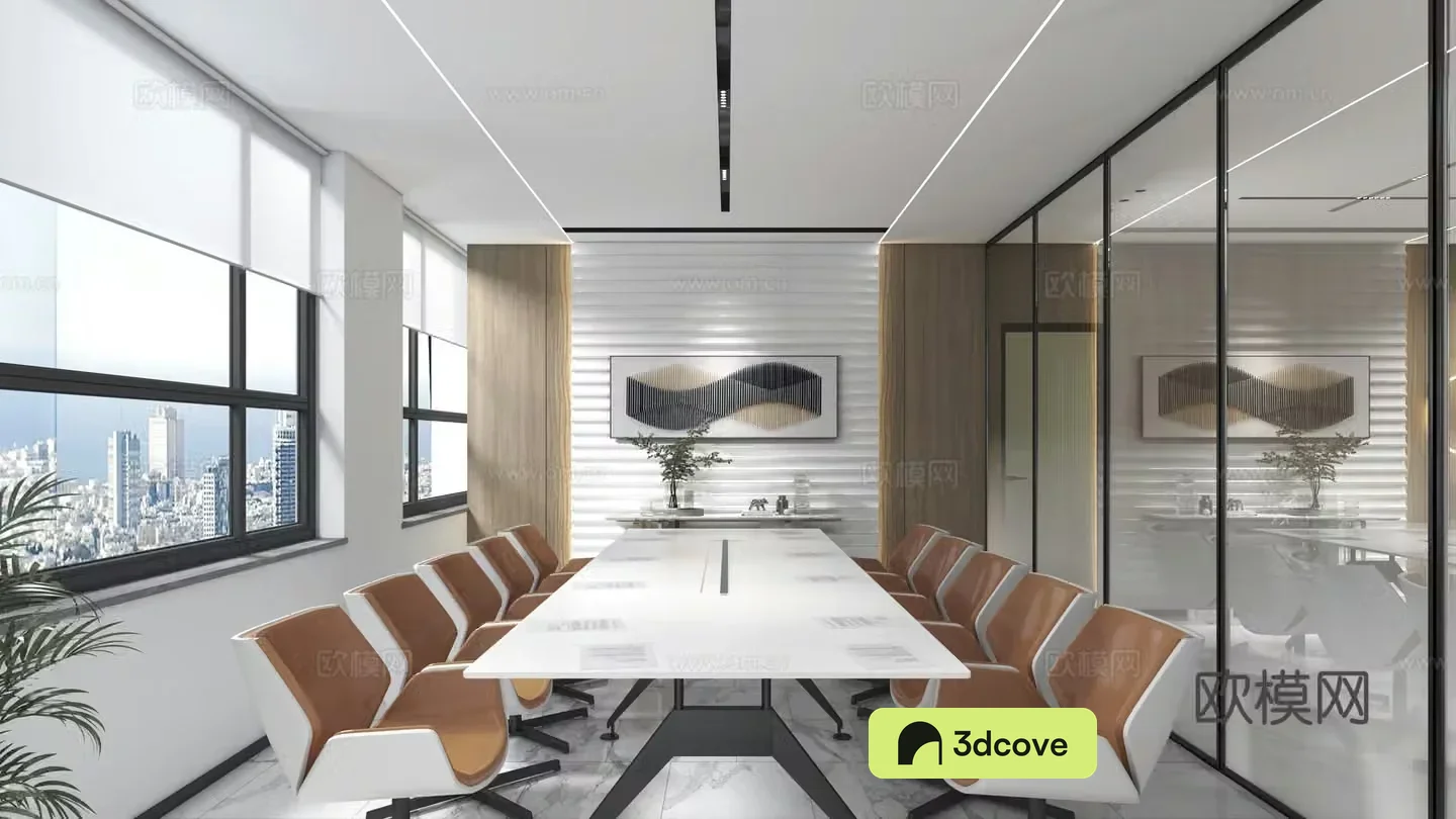 Modern multifunctional conference room