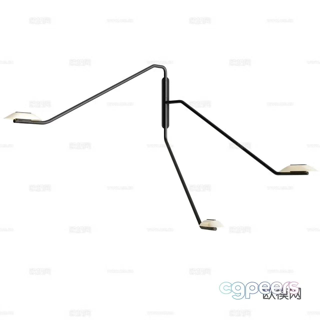 Rakumba retro wall lamp long arm wall lamp rocker wall lamp medieval style wall lamp 3d model