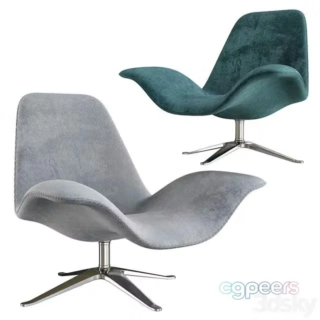 3ds Max Free – Concord Low Fabric Armchair