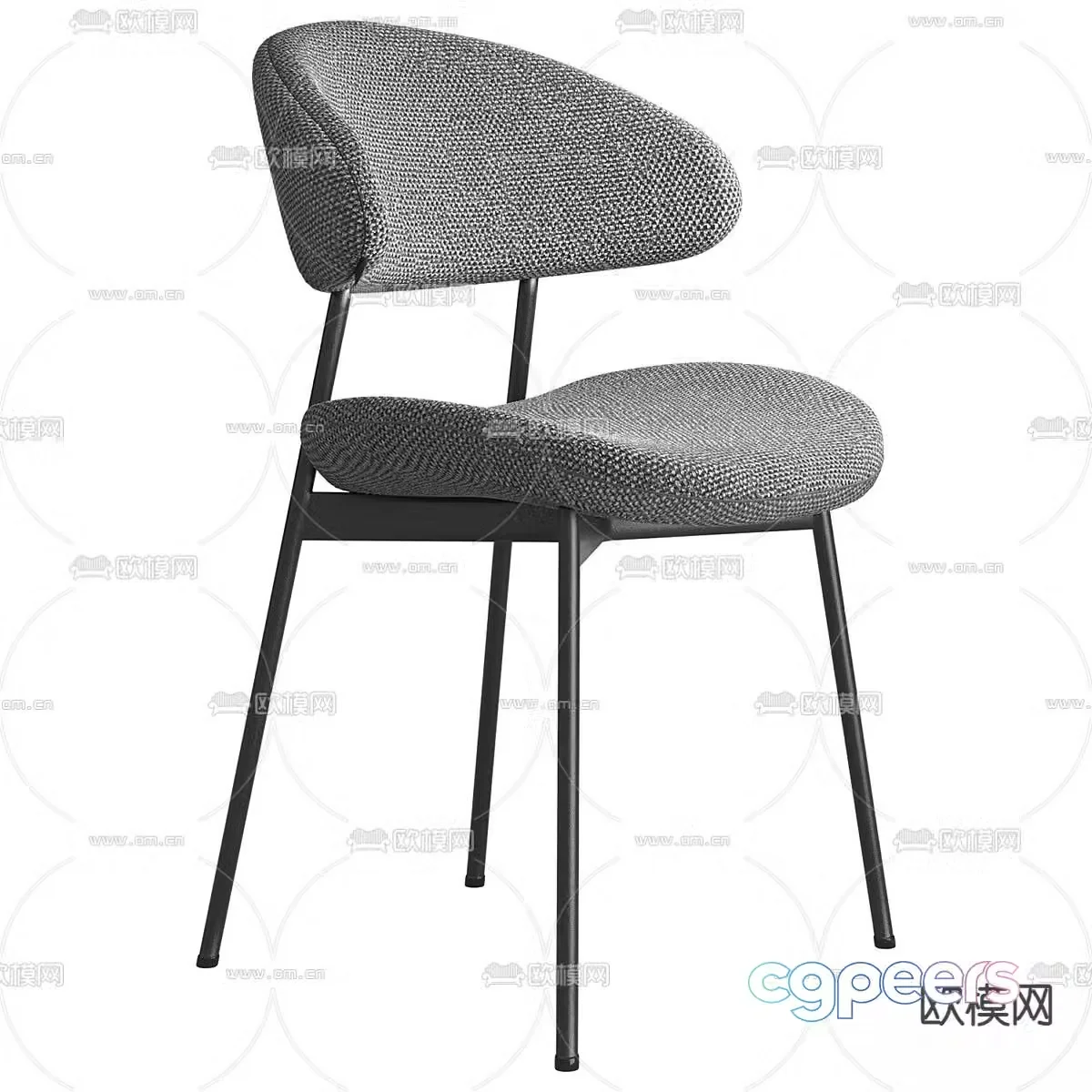 Fabric chair 3d model