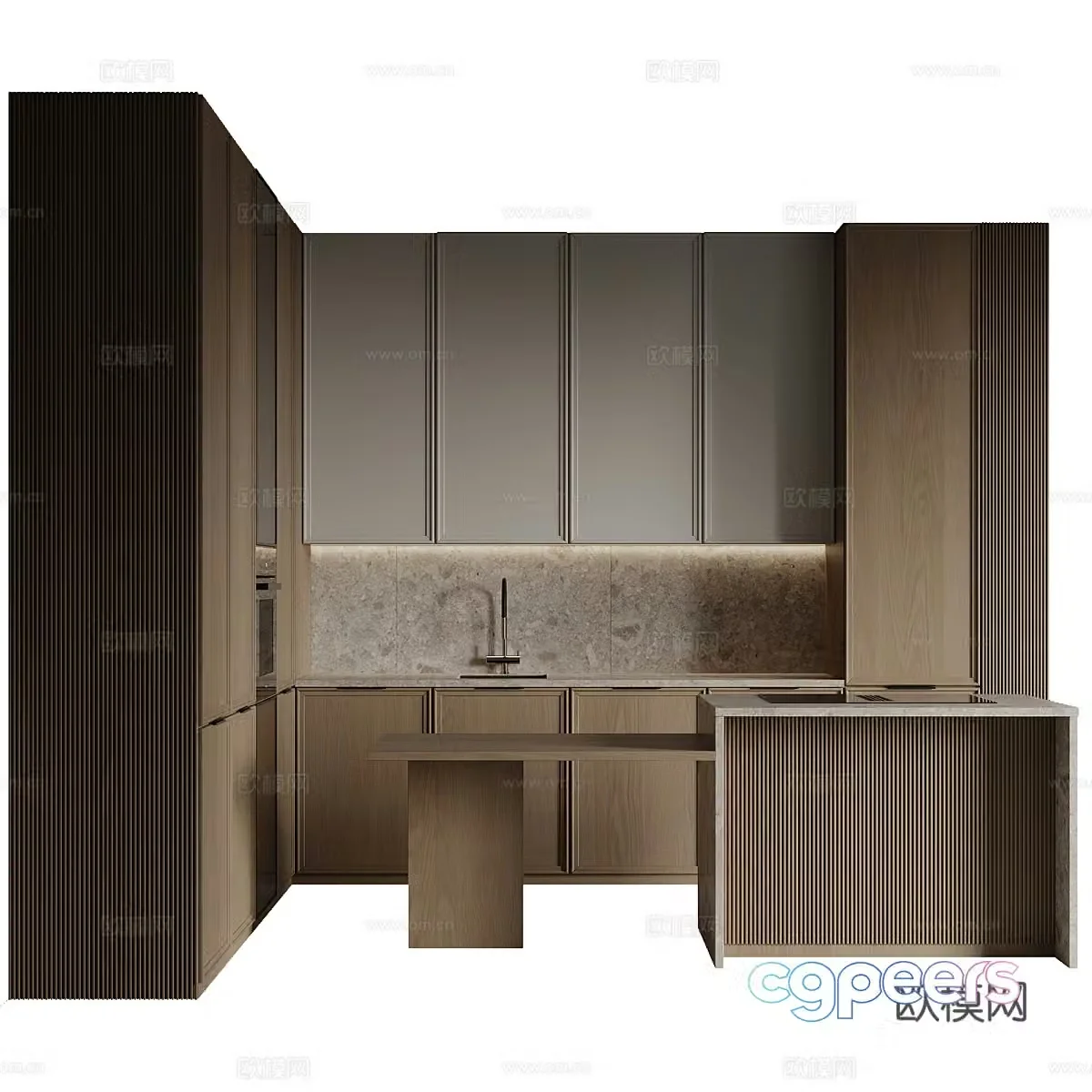 Kitchen Cabinet 3d Model