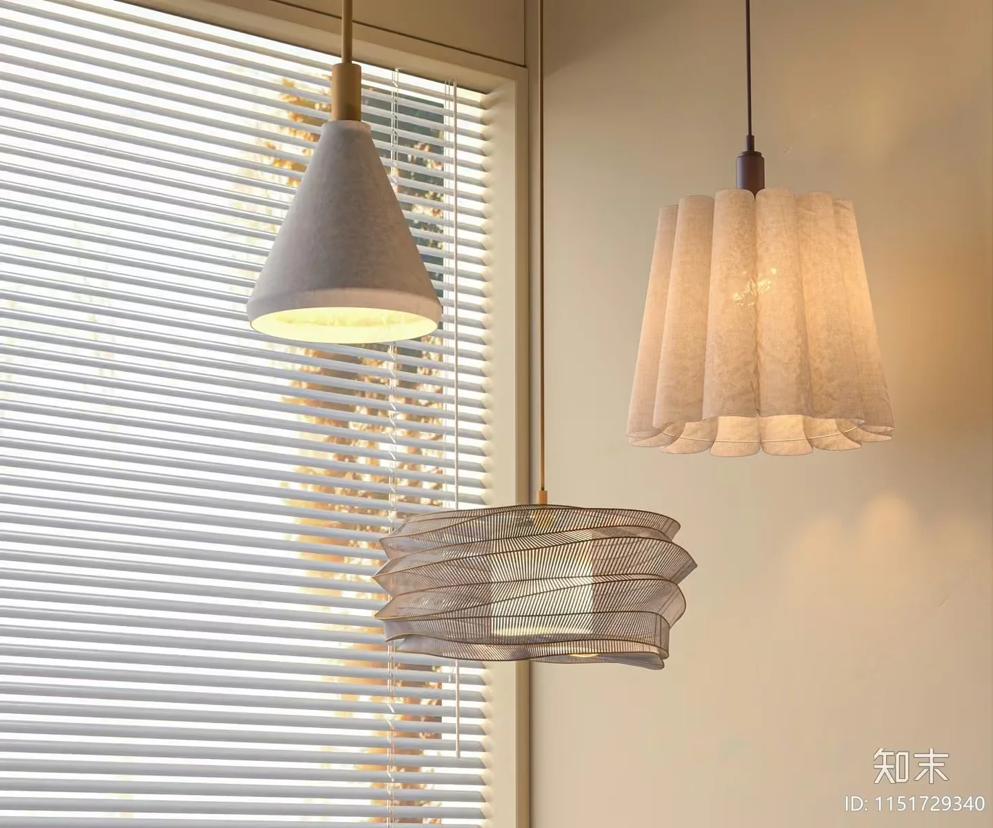 Modern Light Fixtures 3D Model – 436 – VRAY Render