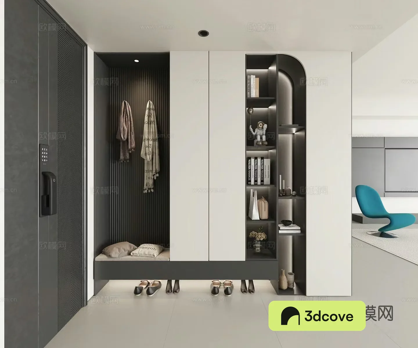 Modern entrance