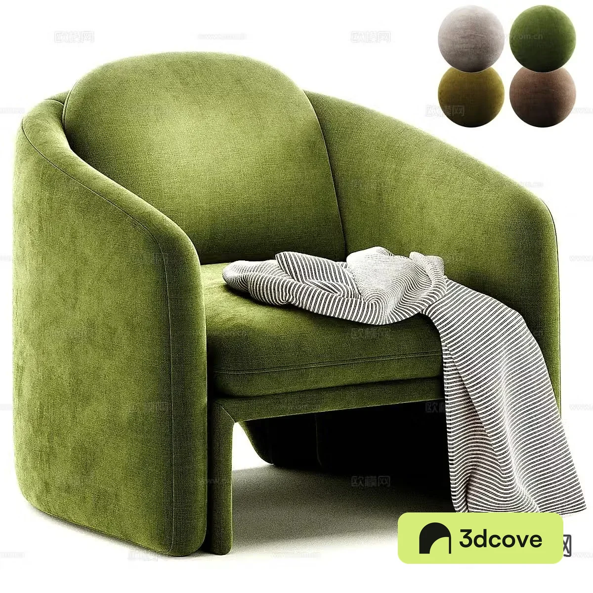 Italian sofa single sofa