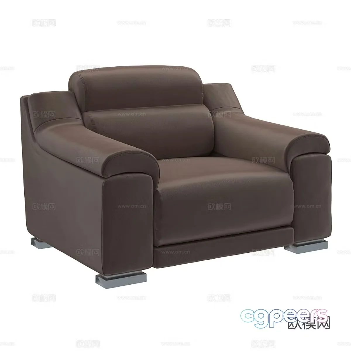 Single sofa 3d model