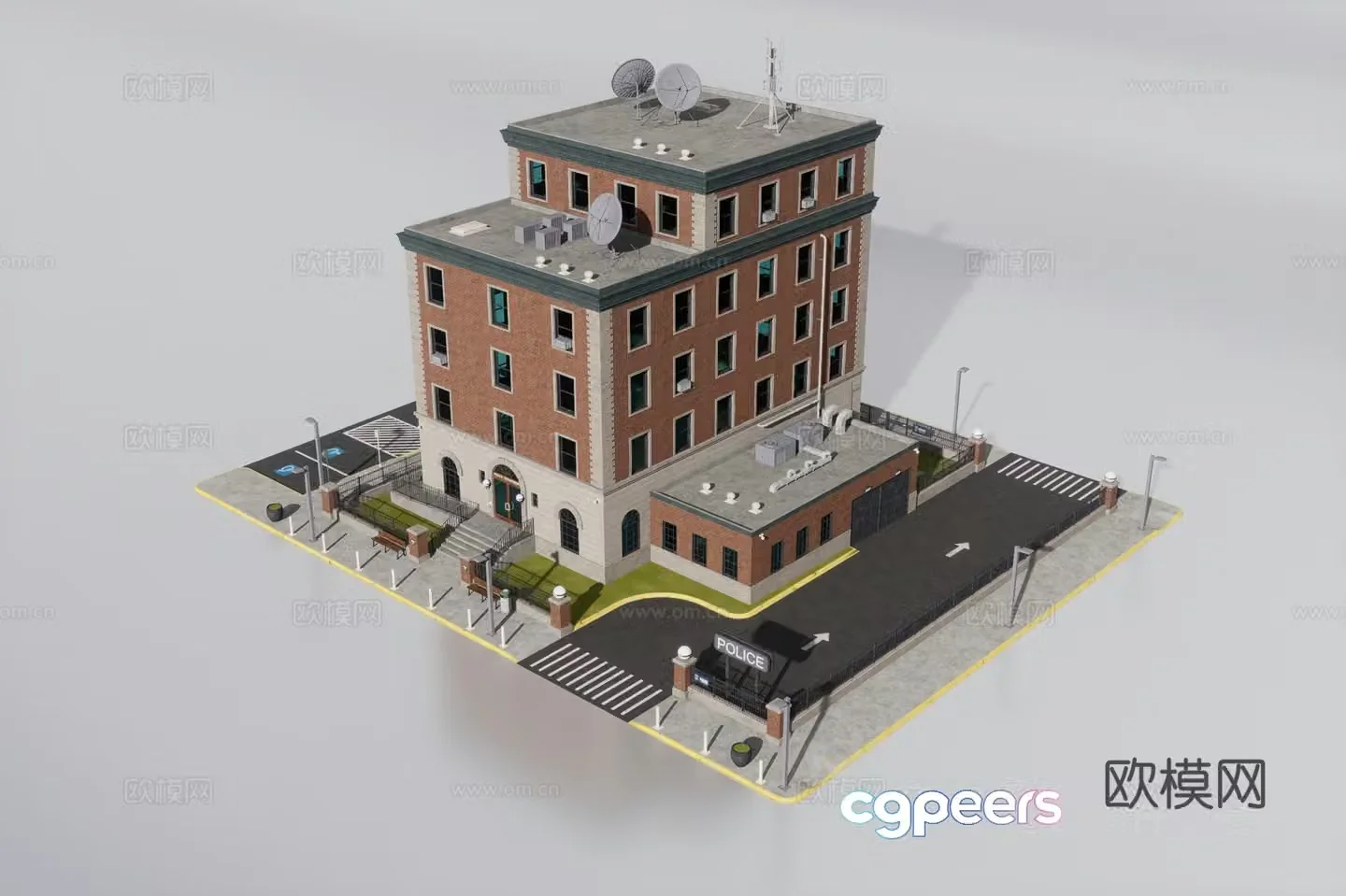 Office building 3d model