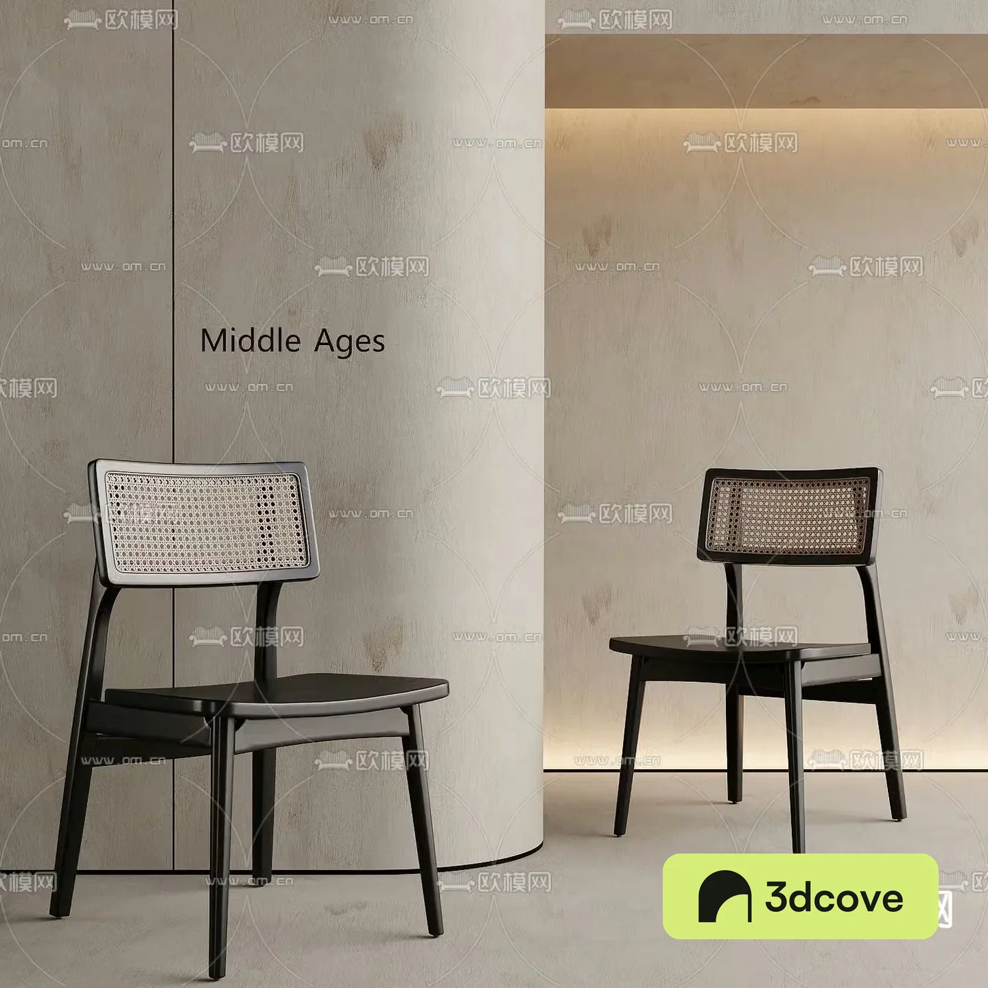 Medieval style chair dining chair