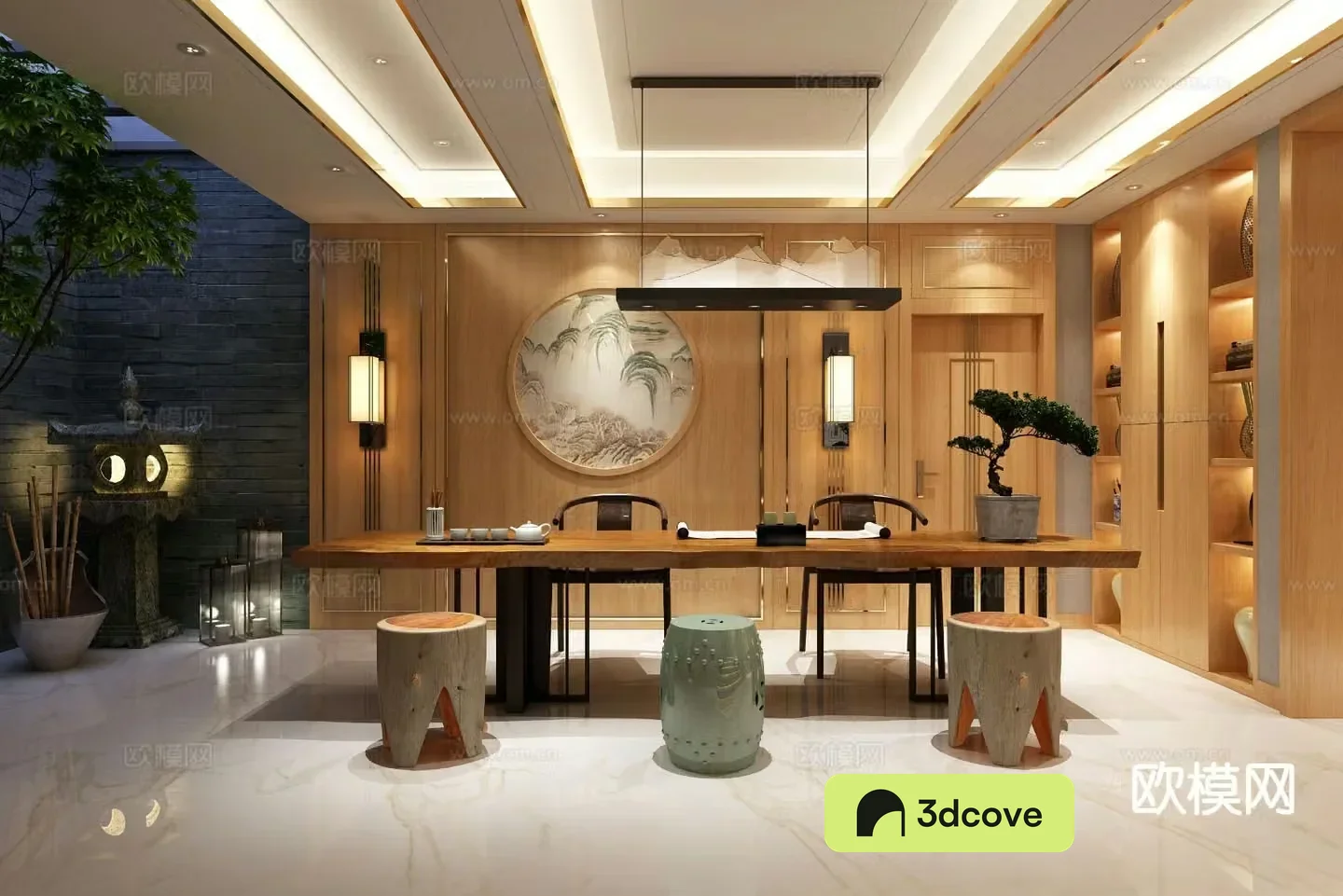 New Chinese tea room