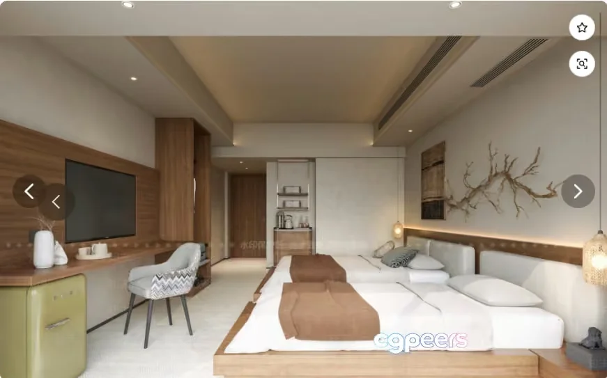 Cozy Bedroom 3D Model – 8508 – VRAY Render