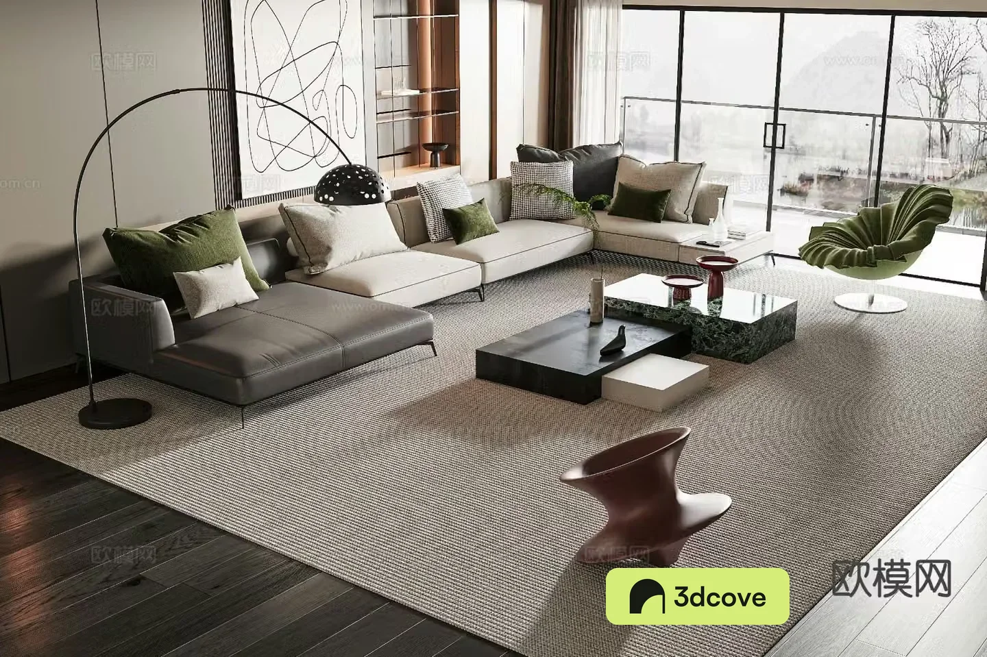Modern modular sofa corner sofa