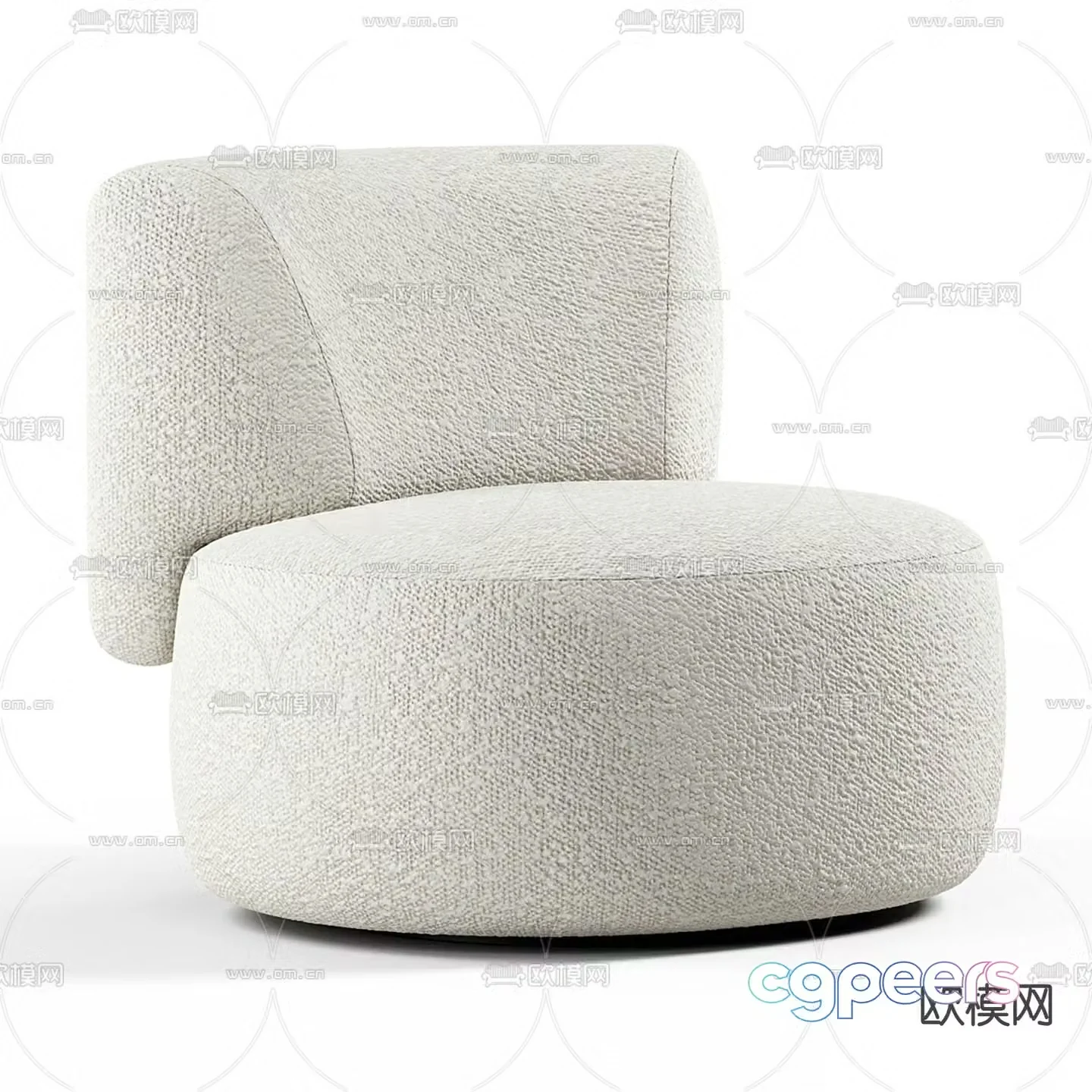 Christophe Delcourt sofa chair single sofa 3d model