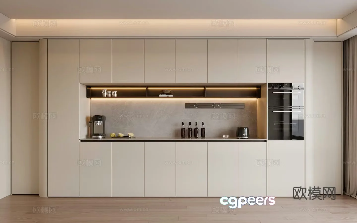 Modern sideboard 3D model