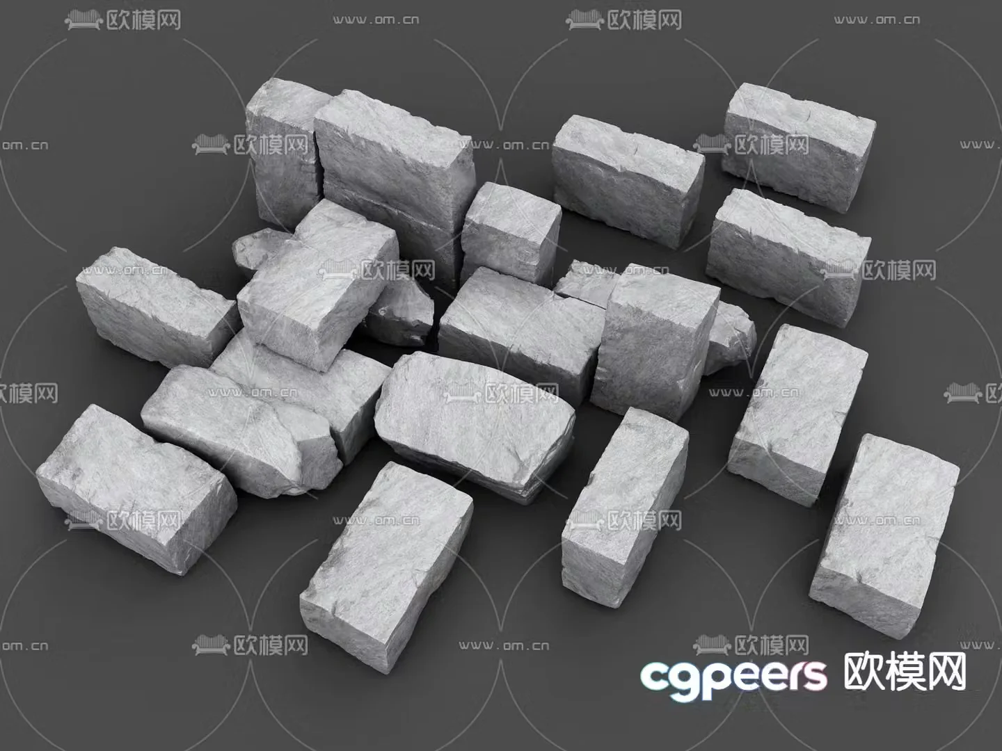 stone stone stone stone landscape stone 3d model