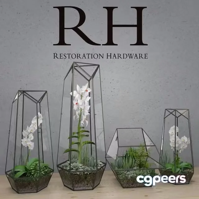 3ds Max Free – Glass terrarium RH
