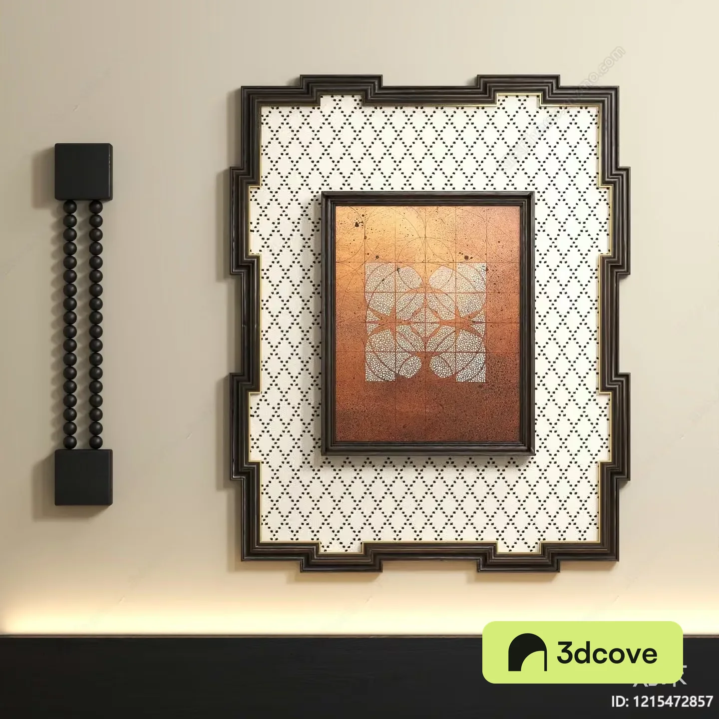 Artwork With A Geometric Pattern
