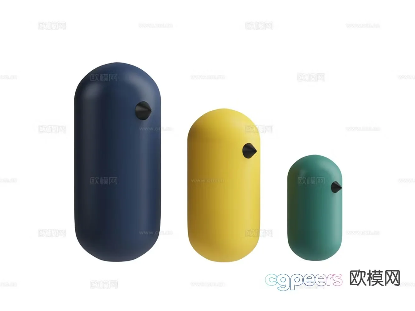Modern decorations ornaments crafts 3d model