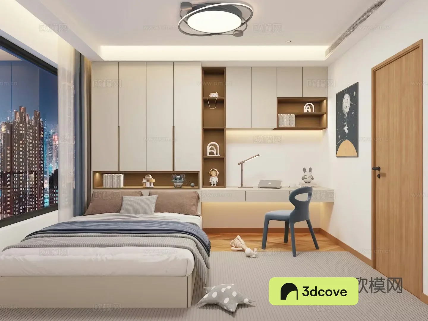 Modern style tatami bed children’s room