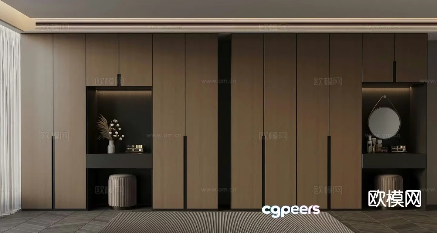 Italian wardrobe 3d model