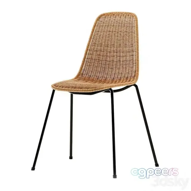3ds Max Free – Feelgood Designs basket rattan chair by Gian Franco Legler