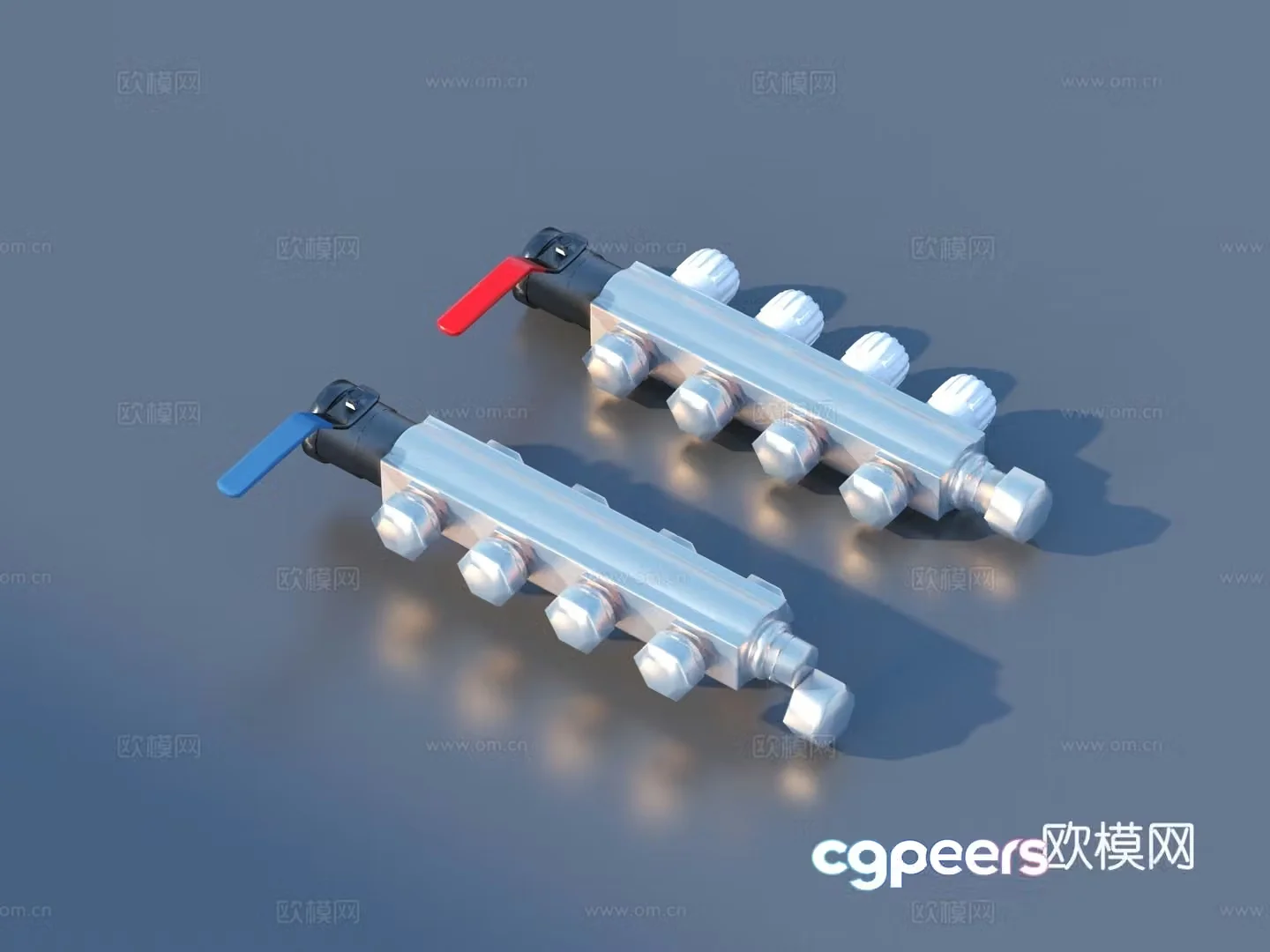 Valve Pipe Water Pipe 3D Model