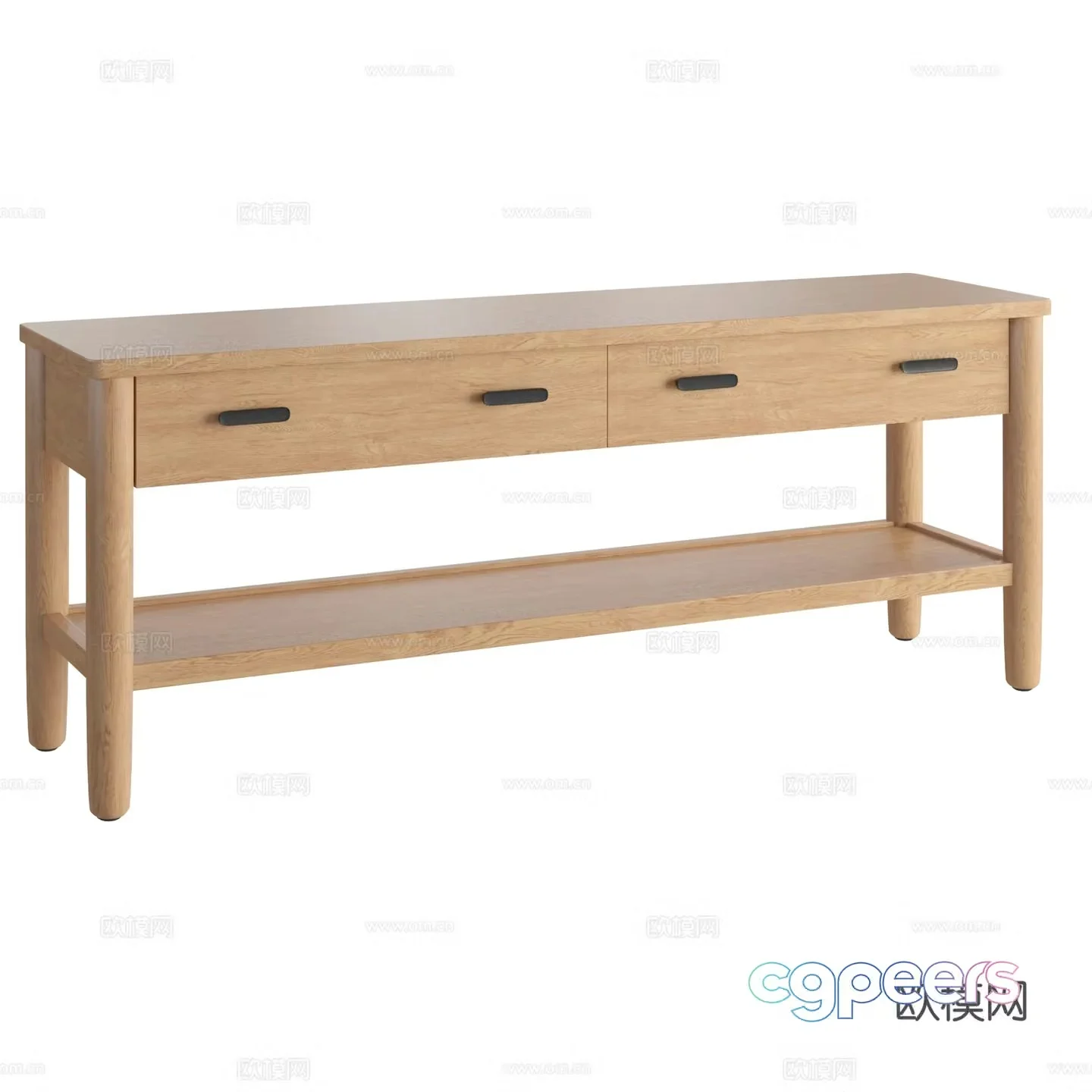 Hargrove Nordic Entrance Cabinet Side Cabinet 3D Model