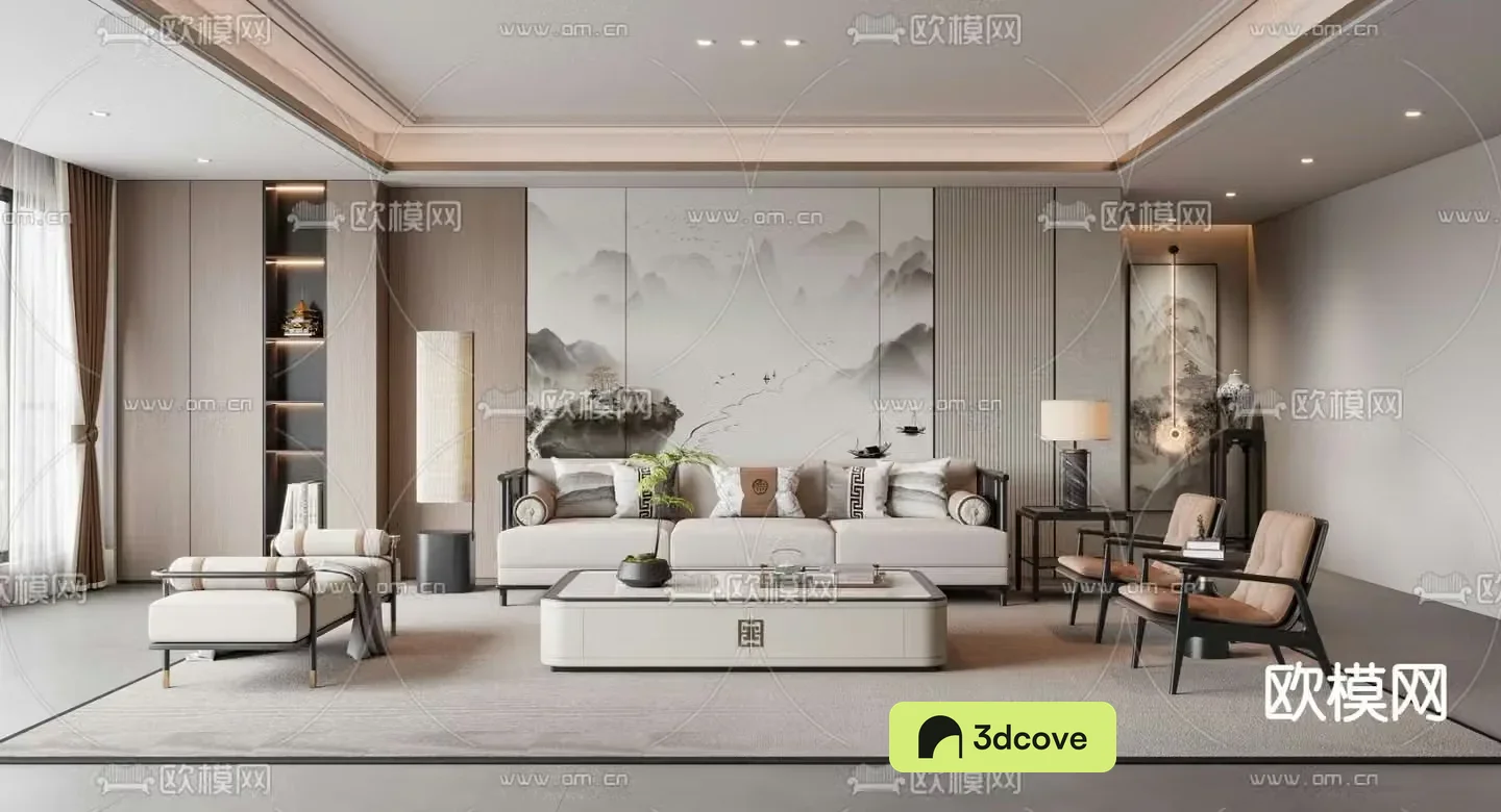 New Chinese living room