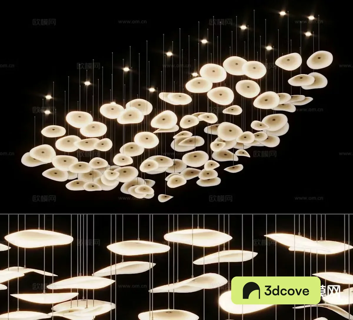 LASVIT glass chandelier sales department chandelier