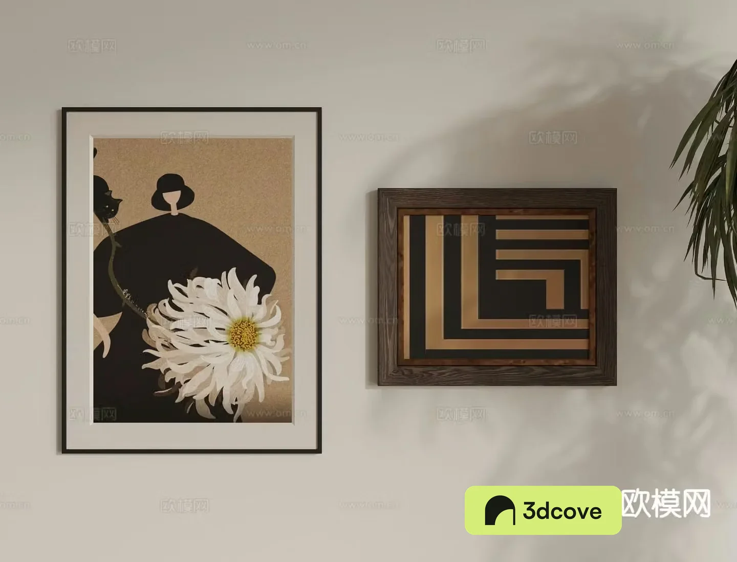Medieval style decorative painting retro painting hanging painting