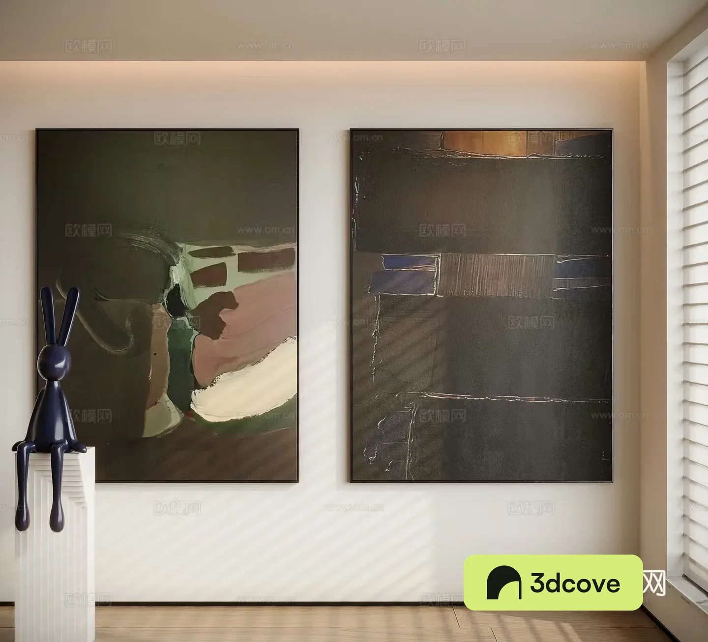Modern minimalist decorative painting