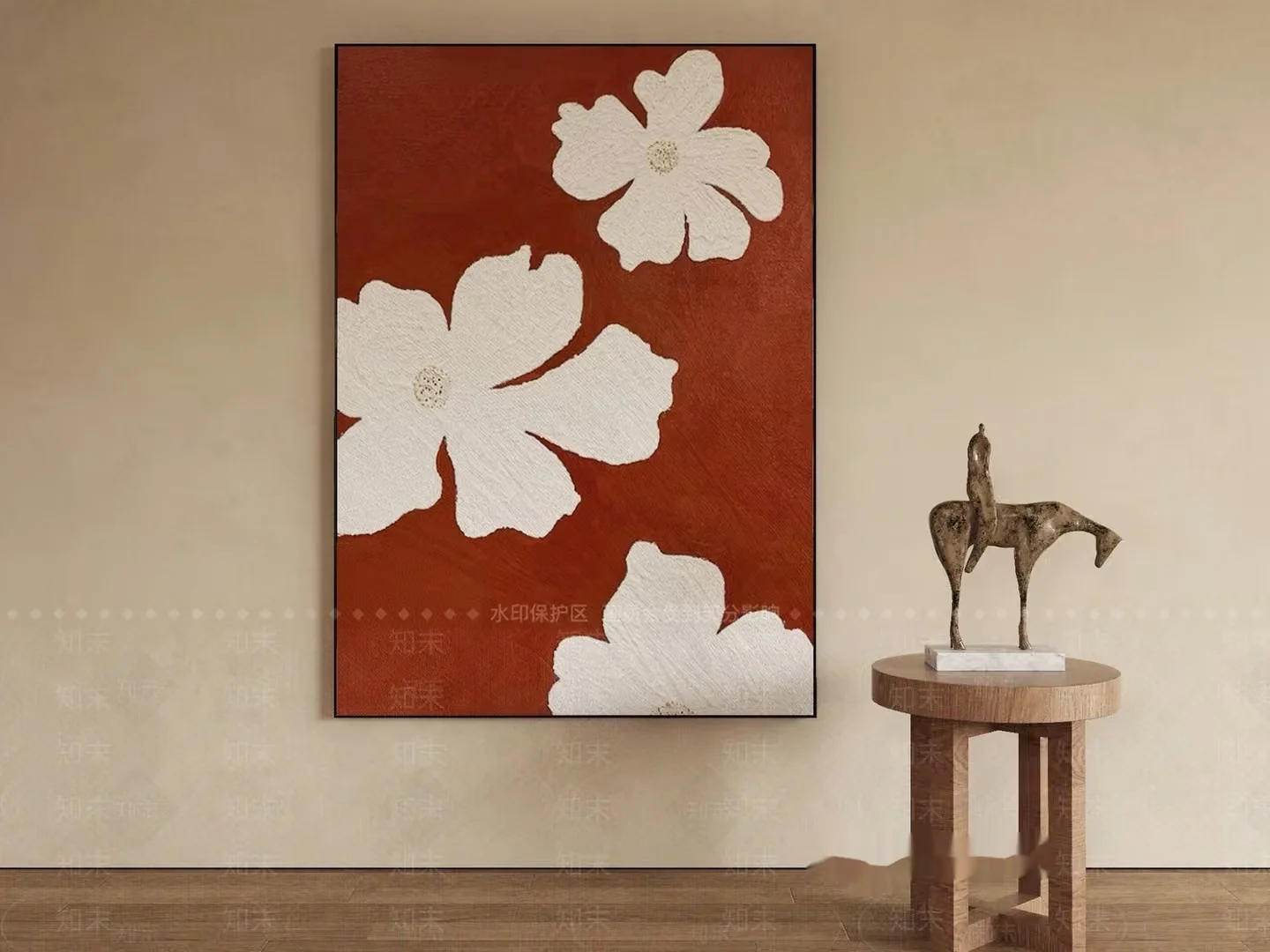 Modern Art Piece 3D Model – 7138 – VRAY Render