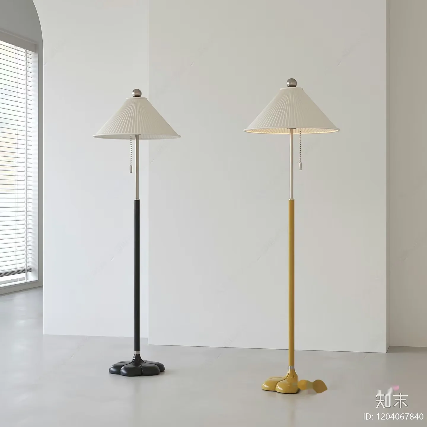 Modern Floor Lamps 3D Model – 7149 – VRAY Render