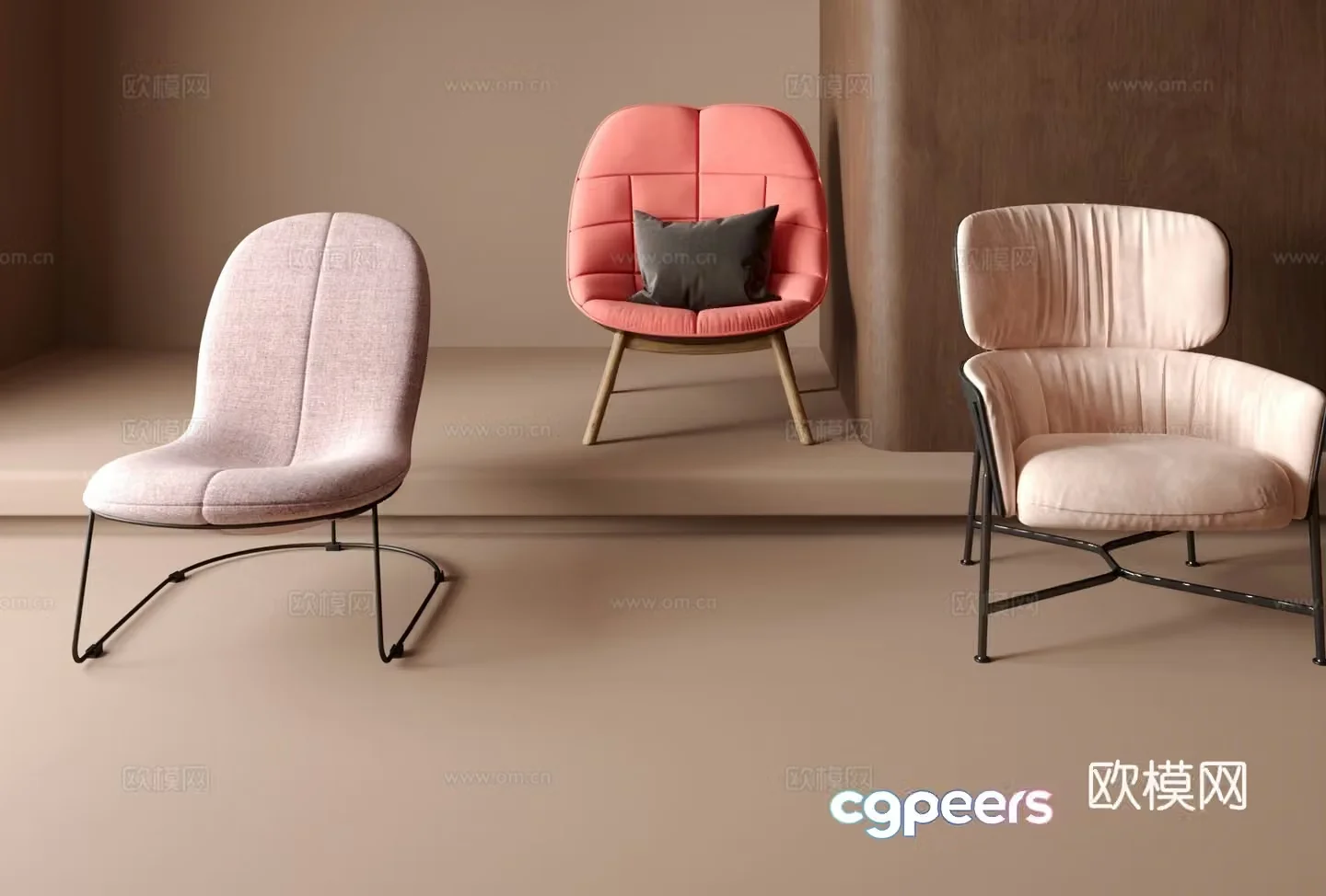 Leisure chair sofa chair 3d model