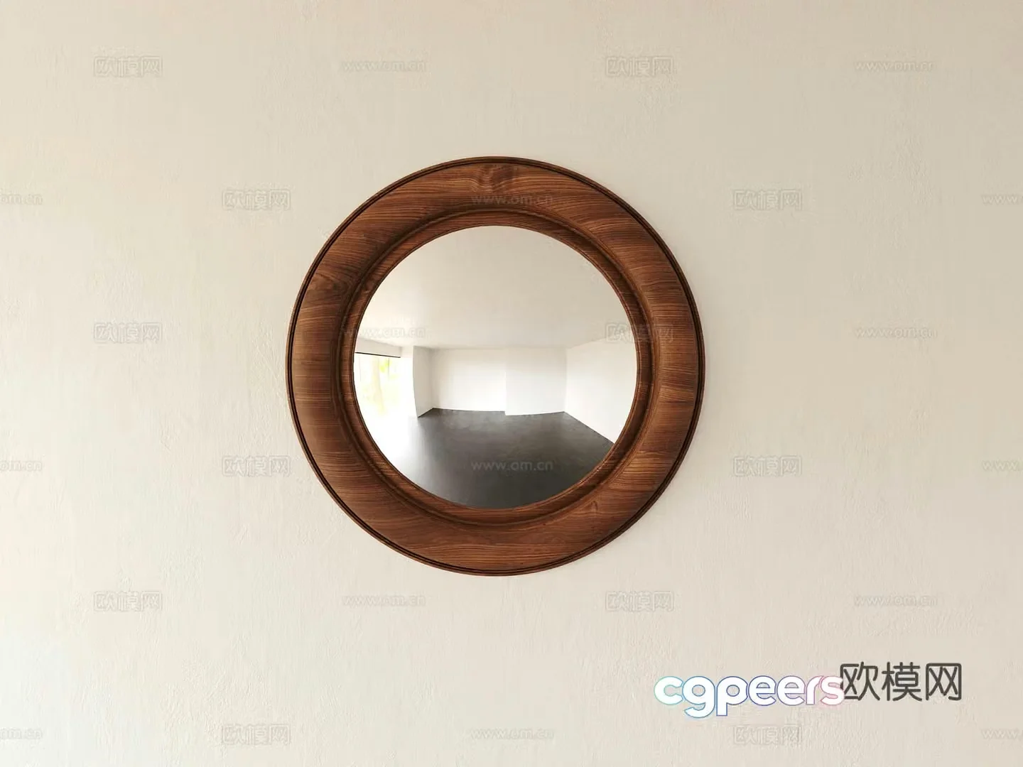 Mirror wall pendant 3D model
