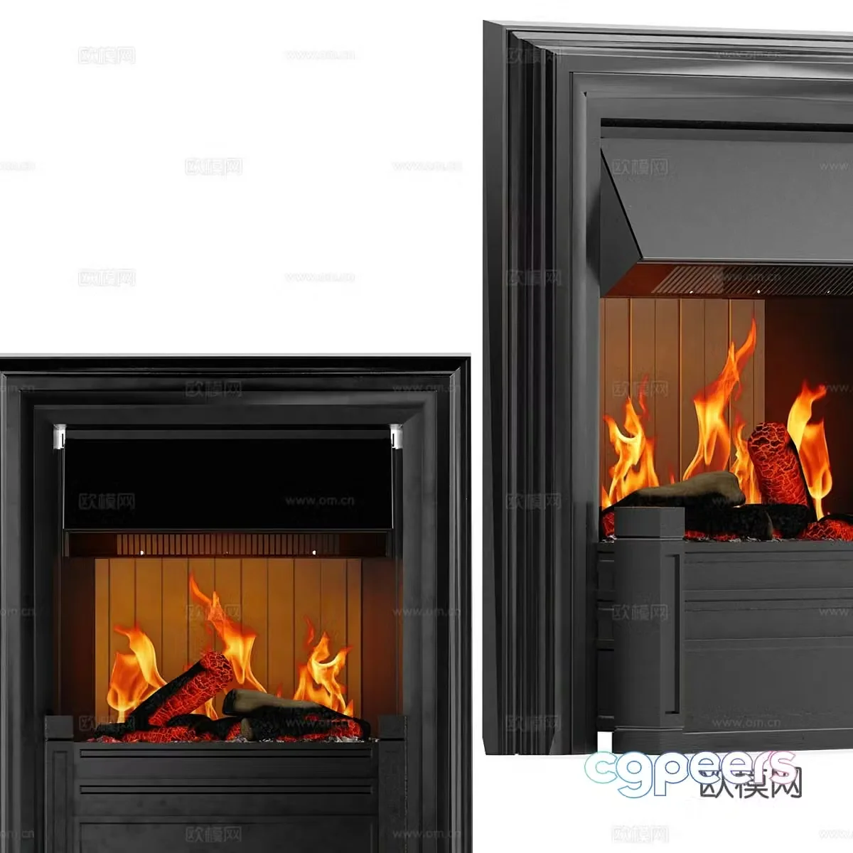 Modern minimalist fireplace Fireplace Simple fireplace Decorative fireplace Living room fireplace Dining room fireplace 3d model