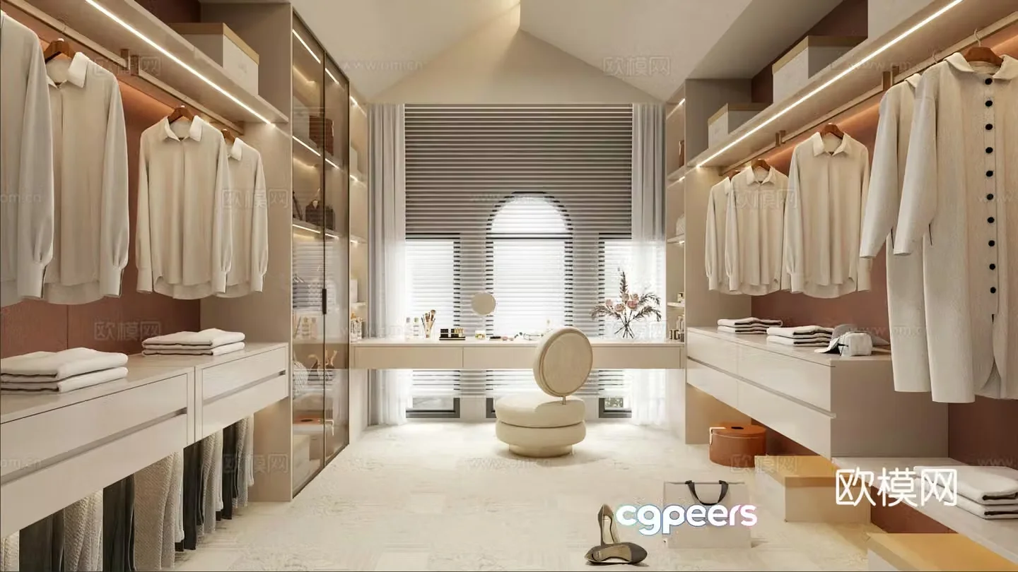 Cloakroom 3d model
