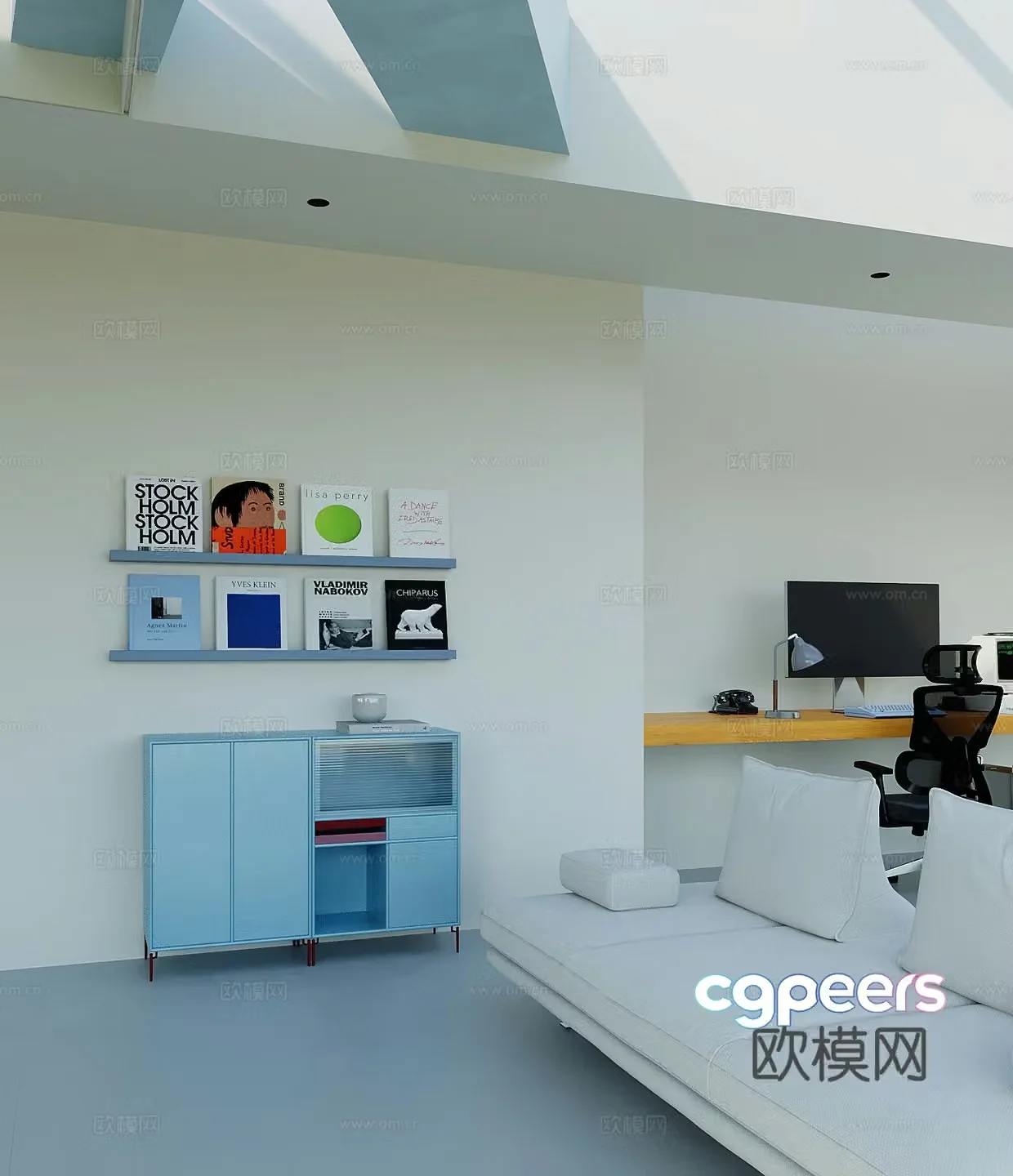 Modern living room 3d model