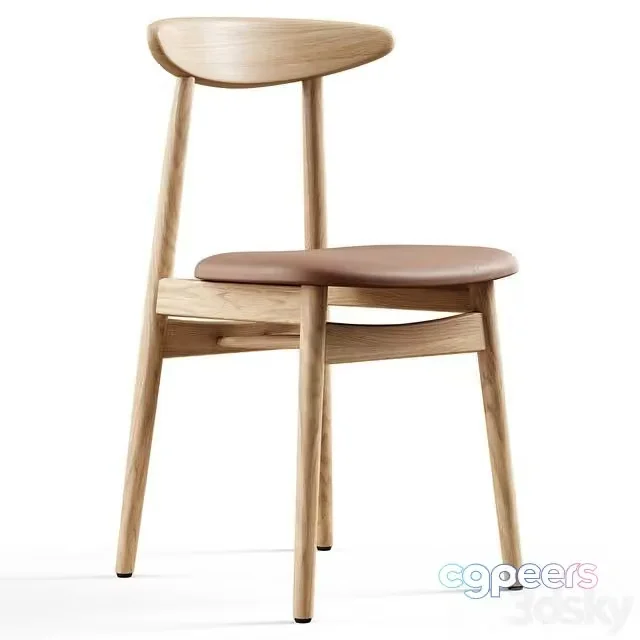 3ds Max Free – Vincent Sheppard – Teo dining chair upholstered