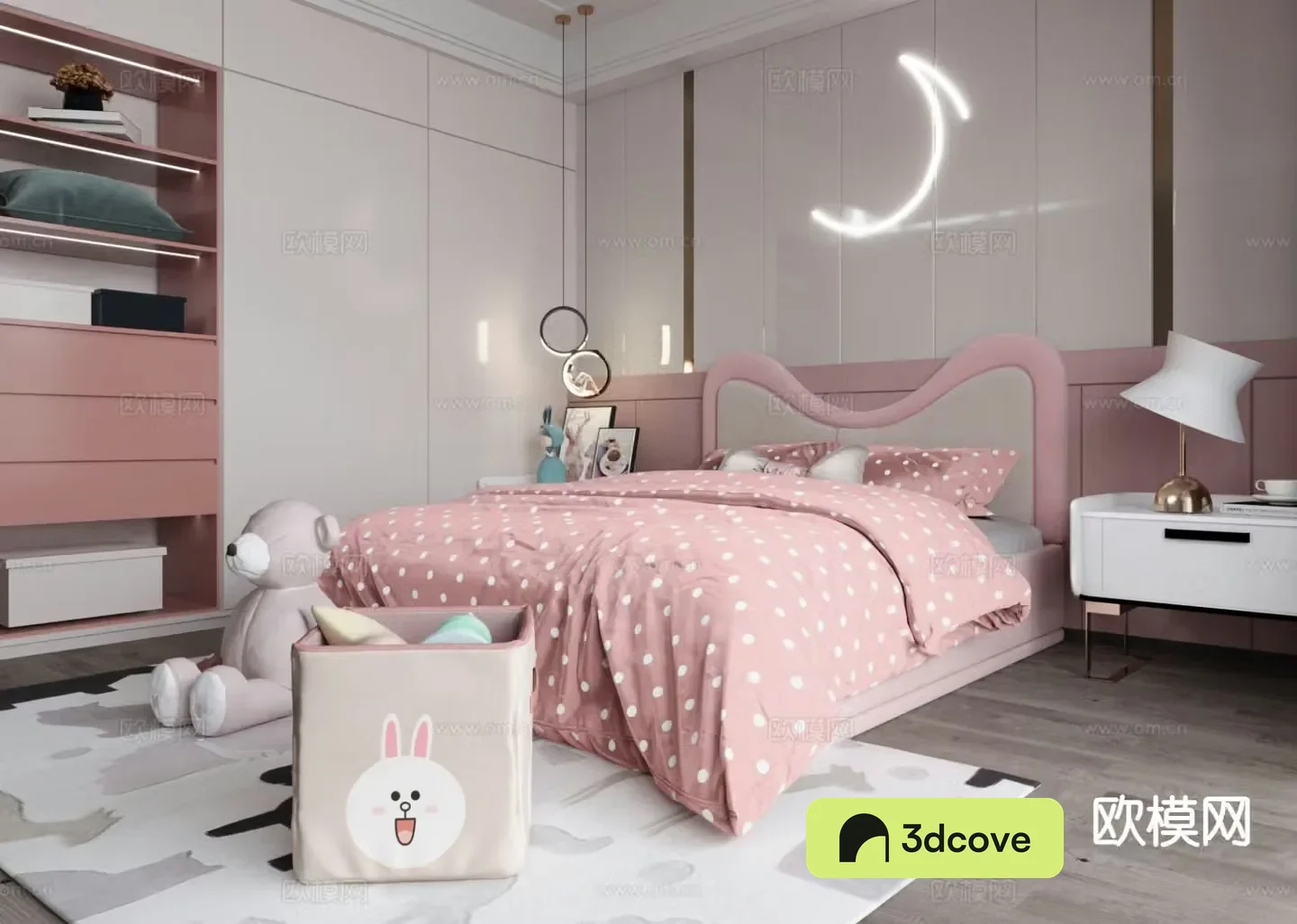 Modern children’s room daughter’s room